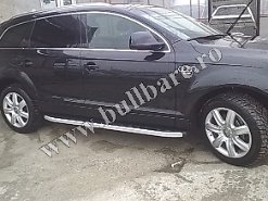 Praguri laterale inox Audi Q7, cod model P001 Praguri inox Audi Q7, praguri aluminiu Audi Q7, scut metalic motor Audi Q7, carlig tractare Audi Q7, jenti aliaj Audi Q7, paravanturi geam Audi Q7, accesorii...