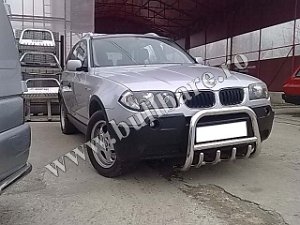 BMW X3 Bullbar inox BMW X3, praguri inox BMW X3, praguri aluminiu BMW X3, scut metalic motor BMW X3, carlig tractare BMW X3,...
