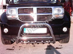 D. Nitro Bullbar inox B004 (2) Bullbar inox Dodge Nitro, bullbar poliuretan Dodge Nitro, praguri inox Dodge Nitro, praguri aluminiu Dodge Nitro, toros-uri Dodge Nitro, scut metalic motor...