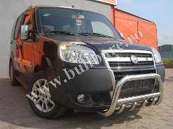 F. DOBLO 05-10 Bullbar inox B004 (4) Bullbar inox Fiat Doblo '05-'10, bullbar poliuretan Fiat Doblo '05-'10, praguri inox Fiat Doblo '05-'10, praguri aluminiu Fiat Doblo '05-'10, toros-uri Fiat...