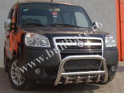 F. DOBLO 05-10 Bullbar inox B004 Bullbar inox Fiat Doblo '05-'10, bullbar poliuretan Fiat Doblo '05-'10, praguri inox Fiat Doblo '05-'10, praguri aluminiu Fiat Doblo '05-'10, toros-uri Fiat...
