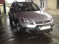 F. Sedici Bullbar inox (1) Bullbar inox Fiat Sedici, bullbar poliuretan Fiat Sedici, praguri inox Fiat Sedici, praguri aluminiu Fiat Sedici, toros-uri Fiat Sedici, scut metalic motor Fiat...