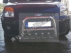 F. Fusion Bullbar inox B004 (1) Bullbar inox Ford Fusion, bullbar poliuretan Ford Fusion, praguri inox Ford Fusion, praguri aluminiu Ford Fusion, toros-uri Ford Fusion, scut metalic motor Ford...