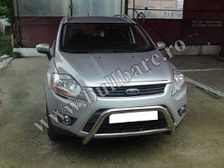 F. Kuga Bullbar inox B001 (2) Bullbar inox Ford Kuga, bullbar poliuretan Ford Kuga, praguri inox Ford Kuga, praguri aluminiu Ford Kuga, toros-uri Ford Kuga, scut metalic motor Ford Kuga,...