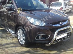 Hyundai IX-35 Bullbar inox B004 2 Bullbar inox Hyundai IX-35, bullbar poliuretan Hyundai IX-35, praguri inox Hyundai IX-35, praguri aluminiu Hyundai IX-35, toros-uri Hyundai IX-35, scut metalic...