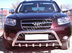 H. Santa Fe '07-'12 Bullbar inox B004 5 Bullbar inox Hyundai Santa Fe '07-'12, bullbar poliuretan Hyundai Santa Fe '07-'12, praguri inox Hyundai Santa Fe '07-'12, praguri aluminiu Hyundai Santa Fe...