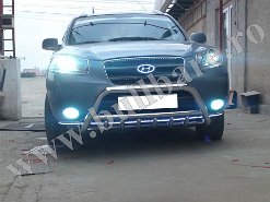 H. Santa Fe '13+ Bullbar inox B004 1 Bullbar inox Hyundai Santa Fe '13+, bullbar poliuretan Hyundai Santa Fe '13+, praguri inox Hyundai Santa Fe '13+, praguri aluminiu Hyundai Santa Fe '13+,...