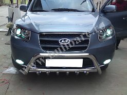 H. Santa Fe '13+ Bullbar inox B004 Bullbar inox Hyundai Santa Fe '13+, bullbar poliuretan Hyundai Santa Fe '13+, praguri inox Hyundai Santa Fe '13+, praguri aluminiu Hyundai Santa Fe '13+,...