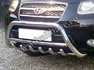 HYUNDAI SANTA FE '07-'12 Bullbar inox Hyundai Santa Fe '07-'12, bullbar poliuretan Hyundai Santa Fe '07-'12, praguri inox Hyundai Santa Fe...