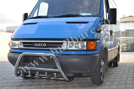 Iveco Daily '00-'06 Bullbar inox B004 3 Bullbar inox Iveco Daily, bullbar poliuretan Iveco Daily, praguri inox Iveco Daily, praguri aluminiu Iveco Daily, toros-uri Iveco Daily, scut metalic motor...