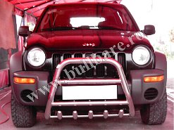 Jeep Cherokee '02-'07 Bullbar inox B012 3 Bullbar inox Jeep Cherokee Liberty '02-'07, bullbar poliuretan Jeep Cherokee Liberty '02-'07, praguri inox Jeep Cherokee Liberty '02-'07, praguri aluminiu Jeep...