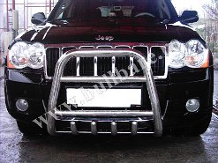 Bullbar inox J. G. Cherokee '05-'10 B012 Bullbar inox Jeep Grand Cherokee '05-'10, bullbar poliuretan Jeep Grand Cherokee '05-'10, praguri inox Jeep Grand Cherokee '05-'10, praguri aluminiu Jeep Grand...