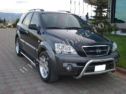 Praguri aluminiu Kia Sorento '02-'09, cod model P011 Bullbar inox Kia Sorento '02-'09, bullbar poliuretan Kia Sorento '02-'09, praguri inox Kia Sorento '02-'09, praguri aluminiu Kia Sorento '02-'09, toros-uri Kia...