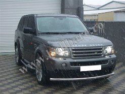 Bullbar inox Range Rover Sport '04-'13, cod model B021 (2) Bullbar inox L.R. Range Rover Sport '04-'13, bullbar poliuretan L.R. Range Rover Sport '04-'13, praguri inox L.R. Range Rover Sport '04-'13, praguri aluminiu...