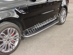 Praguri aluminiu Range Rover Sport '14+, cod model P100 Bullbar inox L.R. Range Rover Sport '14+, bullbar poliuretan L.R. Range Rover Sport '14+, praguri inox L.R. Range Rover Sport '14+, praguri aluminiu L.R. Range...