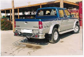 Bullbar spate inox Mazda B2500 '99-'06, cod model BS020 (1) Bullbar inox Mazda B2500 '99-'06, bullbar poliuretan Mazda B2500 '99-'06, praguri inox Mazda B2500 '99-'06, praguri aluminiu Mazda B2500 '99-'06, toros-uri...