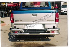 Bullbar spate inox Mazda B2500 '99-'06, cod model BS020 Bullbar inox Mazda B2500 '99-'06, bullbar poliuretan Mazda B2500 '99-'06, praguri inox Mazda B2500 '99-'06, praguri aluminiu Mazda B2500 '99-'06, toros-uri...