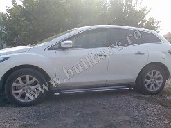 Praguri inox, cod P007, Mazda CX7 (1) Bullbar inox Mazda CX7, bullbar poliuretan Mazda CX7, praguri inox Mazda CX7, praguri aluminiu Mazda CX7, toros-uri Mazda CX7, scut metalic motor Mazda CX7,...