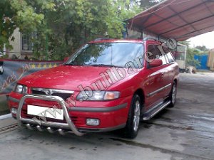 MAZDA 626 Bullbar inox Mazda 626, bullbar poliuretan Mazda 626, praguri inox Mazda 626, praguri aluminiu Mazda 626, toros-uri...