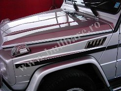 Grila cromata semnalizator Mercedes G-Class (1) Bullbar inox Mercedes G-Class, praguri inox Mercedes G-Class, praguri aluminiu Mercedes G-Class, scut metalic motor Mercedes G-Class, carlig tractare Mercedes...