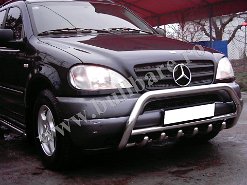 Bullbar inox Mercedes ML W163 '97-'05, cod model BML004 Bullbar inox Mercedes ML W163 '97-'05, praguri inox Mercedes ML W163 '97-'05, praguri aluminiu Mercedes ML W163 '97-'05, scut metalic motor Mercedes ML W163...