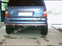 Bullbar spate inox Mercedes ML W163 '97-'05, cod model BS002 (1) Bullbar inox Mercedes ML W163 '97-'05, praguri inox Mercedes ML W163 '97-'05, praguri aluminiu Mercedes ML W163 '97-'05, scut metalic motor Mercedes ML W163...