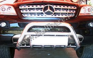 Bullbar inox Mercedes ML W164 '05-'11, cod model B027 (1) Bullbar inox Mercedes ML W164 '05-'11, praguri inox Mercedes ML W164 '05-'11, praguri aluminiu Mercedes ML W164 '05-'11, scut metalic motor Mercedes ML W164...