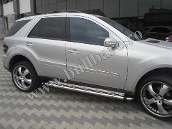 Praguri inox Mercedes ML W164 '05-'11, cod model P003 (1) Bullbar inox Mercedes ML W164 '05-'11, praguri inox Mercedes ML W164 '05-'11, praguri aluminiu Mercedes ML W164 '05-'11, scut metalic motor Mercedes ML W164...