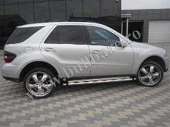 Praguri inox Mercedes ML W164 '05-'11, cod model P003 Bullbar inox Mercedes ML W164 '05-'11, praguri inox Mercedes ML W164 '05-'11, praguri aluminiu Mercedes ML W164 '05-'11, scut metalic motor Mercedes ML W164...