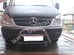 Bullbar inox M. Sprinter '08+, cod model B004 (3) Bullbar inox Mercedes Sprinter '08+, praguri inox Mercedes Sprinter '08+, praguri aluminiu Mercedes Sprinter '08+, scut metalic motor Mercedes Sprinter '08+,...
