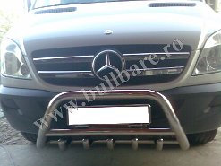 Bullbar inox M. Sprinter '08+, cod model B004x (4) Bullbar inox Mercedes Sprinter '08+, praguri inox Mercedes Sprinter '08+, praguri aluminiu Mercedes Sprinter '08+, scut metalic motor Mercedes Sprinter '08+,...