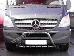Bullbar inox M. Sprinter '08+, cod model B005 (2) Bullbar inox Mercedes Sprinter '08+, praguri inox Mercedes Sprinter '08+, praguri aluminiu Mercedes Sprinter '08+, scut metalic motor Mercedes Sprinter '08+,...