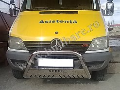 Bullbar inox special M. Sprinter '08+, la comanda (2) Bullbar inox Mercedes Sprinter '08+, praguri inox Mercedes Sprinter '08+, praguri aluminiu Mercedes Sprinter '08+, scut metalic motor Mercedes Sprinter '08+,...