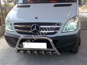 MERCEDES SPRINTER '08+ Bullbar inox Mercedes Sprinter '08+, praguri inox Mercedes Sprinter '08+, praguri aluminiu Mercedes Sprinter '08+, scut...