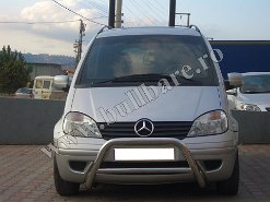 Bullbar inox M. Vaneo '02+, cod model B001 (1) Bullbar inox Mercedes Vaneo '02+, praguri inox Mercedes Vaneo '02+, praguri aluminiu Mercedes Vaneo '02+, scut metalic motor Mercedes Vaneo '02+, carlig...