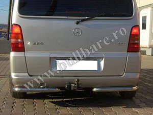 Bullbar spate inox Mercedes Vito '96-'03 Bullbar inox Mercedes Vito & Viano W638 '96-'03, praguri inox Mercedes Vito & Viano W638 '96-'03, praguri aluminiu...