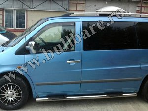 Praguri Mercedes Vito '96-'03 Bullbar inox Mercedes Vito & Viano W638 '96-'03, praguri inox Mercedes Vito & Viano W638 '96-'03, praguri aluminiu...