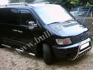 Toros-uri Mercedes Vito '96-'03 Bullbar inox Mercedes Vito & Viano W638 '96-'03, praguri inox Mercedes Vito & Viano W638 '96-'03, praguri aluminiu...