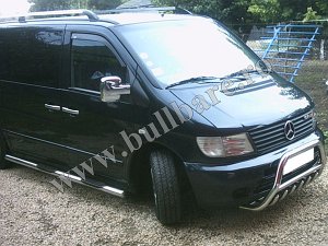 Toros-uri Mercedes Vito '96-'03 Bullbar inox Mercedes Vito & Viano W638 '96-'03, praguri inox Mercedes Vito & Viano W638 '96-'03, praguri aluminiu...