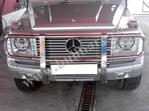 MERCEDES G-CLASS Bullbar inox Mercedes G-Class, praguri inox Mercedes G-Class, praguri aluminiu Mercedes G-Class, scut metalic motor...
