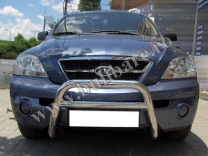 KIA Bullbar inox Kia, bullbar poliuretan Kia, praguri inox Kia, praguri aluminiu Kia, toros-uri Kia, scut metalic motor Kia,...