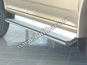 Praguri laterale aluminiu, cod model P023 Pret - 1190 ron . Praguri aluminiu tip scarita pentru masini de teren, pick-up-uri, jeep-uri, estetica, functionalitate,...