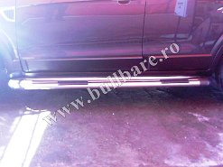 Praguri laterale inox, cod model P005 Pret - 950 ron . Praguri inox tip scarita, praguri inox suv-uri, praguri inox jeep-uri, praguri inox, pick-up-uri, praguri inox protectie autoutilitare...