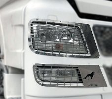 Grilaj inox faruri MAN TGX 2010-2021, MN21, Img (1)