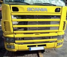 Grila inox Scania L 1998-2004 (1)