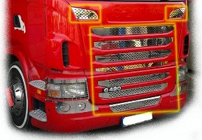 Grila inox V1 Scania G (2)