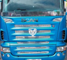 Grila inox V1 Scania R 2004-2009 (2)