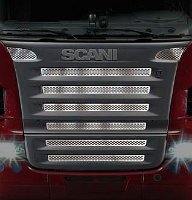 Grila inox V1 Scania R 2004-2009 (3)