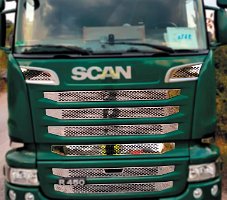 Grila inox V1 Scania R 2010-2016 (2)