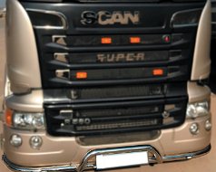 Bullbar V2 sub bara Scania (ingust) 2004-2016, SC10-1890 lei